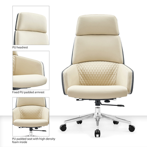 PU da điều hành Ghế văn phòng cao trở lại sang trọng quay vòng ông chủ cho công ty đồ nội thất ghế máy tính bàn văn phòng và Ghế bộ - Product Image 6