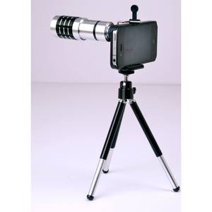 Telescopio para teléfono móvil, cuerpo de aluminio con aumento de 8x, soporte para trípode para uso civil - Product Image 1