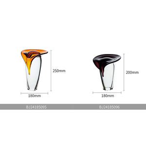 High-end mantar şekilli el sanatları fabrika cam oturma odası düğün dekorasyon ve malzemeleri el boyalı züccaciye - Product Image 3