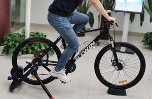 Générateur de Dynamo de vélo, sortie 12VDC à la charge de la batterie, LED, alimentation, fitness à domicile, génère de l'électricité <span class=keywords><strong>avec</strong></span> le vélo - Product Image 4