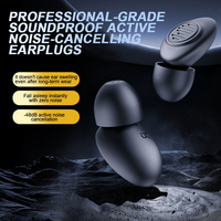 Bouchons d'oreilles réutilisables en silicone souple, anti-bruit, protection auditive pour le sommeil, la concentration, les voyages, le confort, les dormeurs latéraux