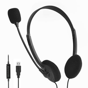 Casque téléphonique filaire, fabricant de casques pour joueurs, casque avec microphone, casque avec haut-parleur, prise USB - Product Image 2