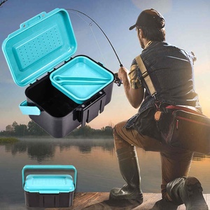 With Clip Small <strong>Container</strong> Live Lure Earthworm Worm Fish Bait Box Outdoor Carrying Accessories Hanging Tool Tackle Handle Storage - Product Image 4