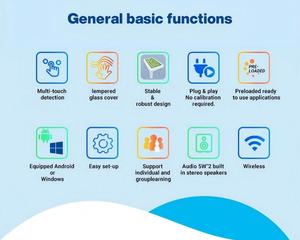 Table tactile interactive de 32 pouces pour l'étude des enfants et le divertissement familial, table de jeu intelligente avec système Android - Product Image 3