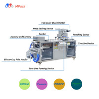 Machine d'emballage sous blister multi-formats DPP120 pour comprimés et capsules Alu-Alu Alu-PVC Ligne automatique