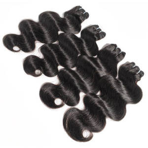 Extensiones de Cabello Humano Virgen Brasileño de Primera Calidad, 100% Sin Procesar, con Cutícula Alineada, Cabello de Templo Indio - Product Image 1