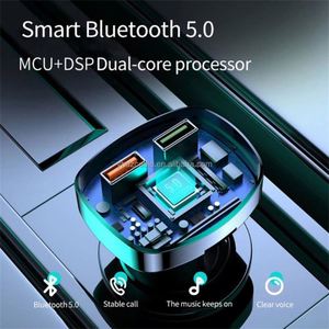 Factory Direct Car 3.1A Car Charger with PD Fast Charge Dual <b>USB</b> Ports Phone Charger MP3 Player Wireless FM Receiver Transmitter - Product Image 4