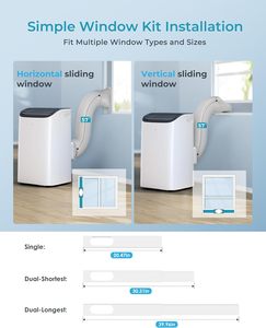 EUHOMY Low Noise 12,000 Btu <b>Portable</b> Air Conditioner Fan Air Conditioner <b>Portable</b> for Room - Product Image 6