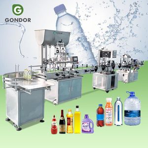 Equipo de llenado automático de gotas oculares de aceite vegetal refinado Equipo de envasado de viales de vidrio/Motor/Núcleo PLC para bebidas Champú - Product Image 1