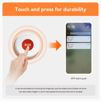 Recommandation populaire : Bouton SOS intelligent Tuya WiFi pour personnes âgées, bouton de panique d'urgence, interrupteur d'alarme de sécurité domestique pour enfants PST-SOS-01