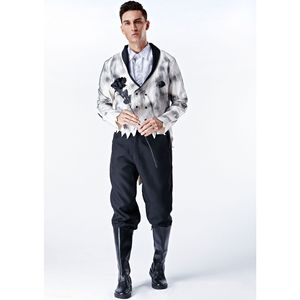 Venta caliente <span class=keywords><strong>disfraz</strong></span> de <span class=keywords><strong>Halloween</strong></span> para mujeres y hombres Cosplay gótico fantasma novia <span class=keywords><strong>Zombie</strong></span> vampiro miedo vestido de novia ropa - Product Image 6