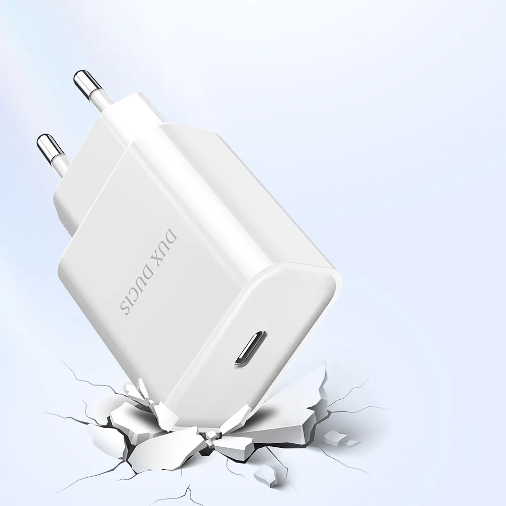 DUX DUCIS C50 प्रकार-सी यात्रा चार्जर पीडी 20W शक्ति अनुकूलक तेजी से चार्ज घर चार्जर के लिए iPhone 12
