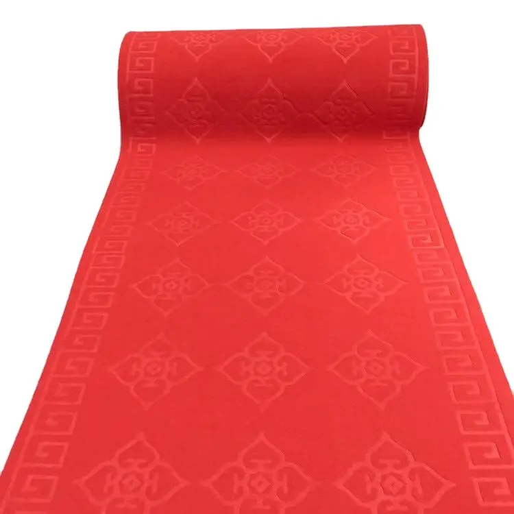 HARGA TERBAIK Kualitas Tinggi Karpet Lantai Merah untuk Acara Pesta Pernikahan