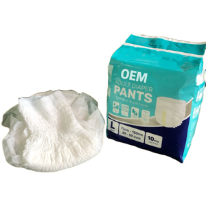 Prodotto di vendita calda di grandi dimensioni naturale colorato organico usa e getta uomini adulti che indossano pannolini mutandine - Product Image 1