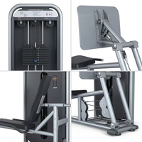 Machine de presse à jambes assise commerciale à charge par poulie, équipement de gym pour l'entraînement de la force des membres inférieurs, machine de fitness très vendue