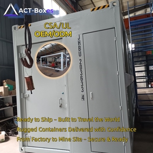 Conteneur IT modulaire d'exploitation minière haute densité ACT pour 336 mineurs Antminer S19 <span class=keywords><strong>S21</strong></span>, conception à économie d'énergie, prise en charge de la tension mondiale - Product Image 1