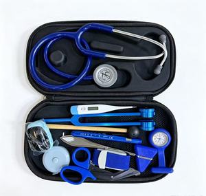 Stéthoscope à double tête, kit d'examen médical, outils de diagnostic clinique avec étui en EVA - Product Image 2