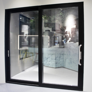 Modern Design Aluminum <strong>Patio</strong> Glass <strong>Security</strong> Trackless Sliding <strong>Doors</strong> Exterior Double Glazed Soundproof Balcony with Screen - Product Image 3