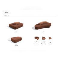 Muebles para Contratos Comerciales, Combinación de Colores Opcional, Sofá Modular, Sofá para Sala de Espera de Aeropuerto, Centro de Ventas, Recepción
