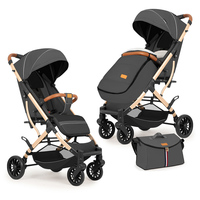 Poussette pliable en tissu léger pour garçons et filles Landau pratique pour voyage Cocheces Para Bebes