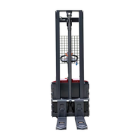 Gerbeur électrique robuste de 2 tonnes avec batterie au plomb-acide et déplaceur latéral hydraulique |   Chariot élévateur RELILIFT 2000 kg 3 m