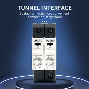 LUZRO NFU9-40 התקן הגנה מפני נחשולי מתח AC 2P 275V 385V 420V 20kA-40kA  לתעלת דין, הגנה מפני ברקים וסולארי - Product Image 2