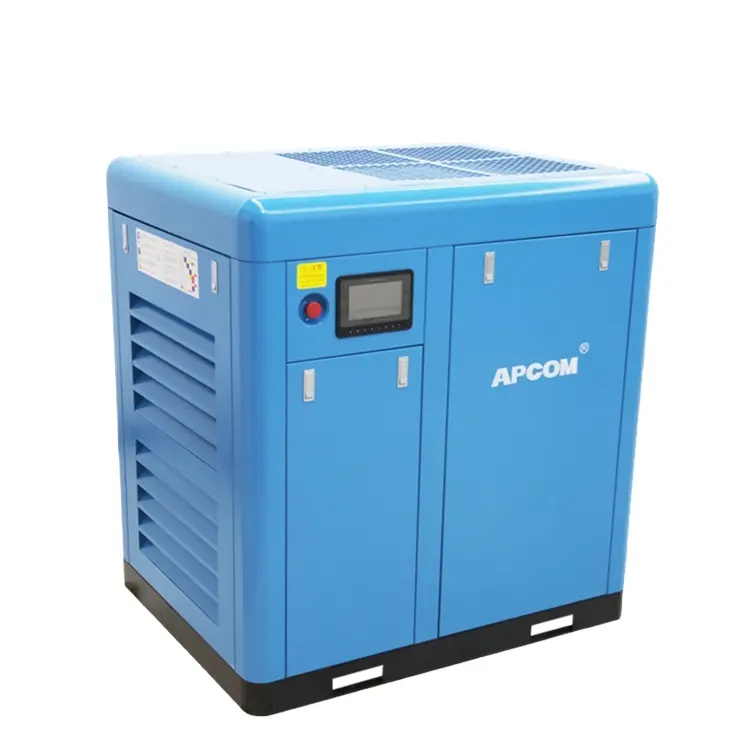 NEW 2020 APCOM PM Frequency China Brand Permanent Magnet Variable Speed 30HP 22KW Screw Air Compressor