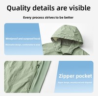 Vêtements de protection solaire UPF50+ en soie glacée pour l'extérieur, pour hommes et femmes, été, ultra-fins, respirants, séchage rapide, imperméables, avec capuche