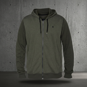 Sweat-shirts et sweats à capuche d'hiver pour hommes GSG de haute qualité, écologiques, à fermeture éclair, unis, en jersey/polyester/coton/polaire - Product Image 3