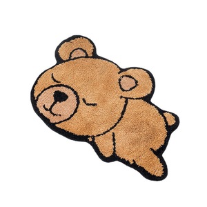 Alfombra de baño con forma de animal de dibujos animados, antideslizante, absorbente, para el hogar, dormitorio, baño, varios colores, diseño novedoso, 3 piezas - Product Image 5