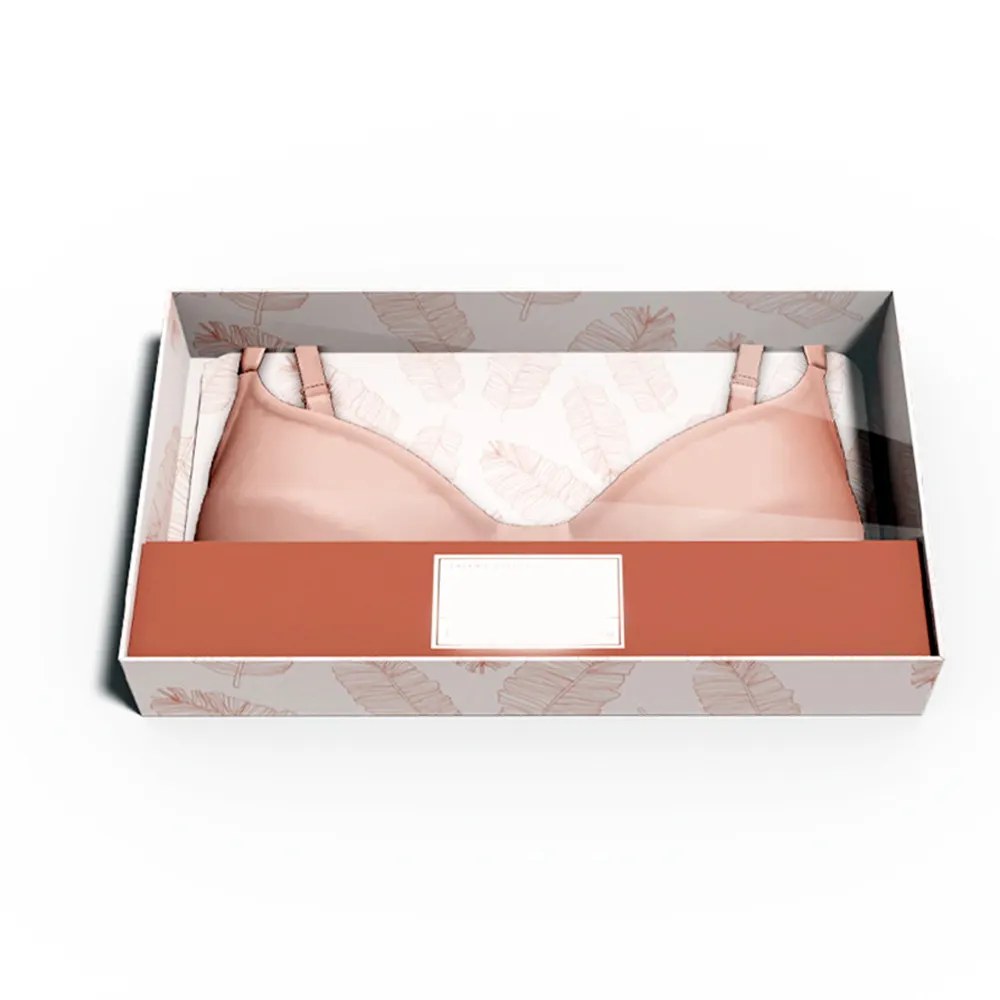Custom Printed Luxury Garment Packaging Boxes Girl Bra Underwear Storage Box Paper Box For Women's Underwear