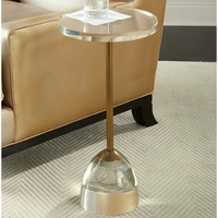Table d'appoint en acrylique transparente, modèles créatifs, vente chaude, pour la maison, café, gâteau, thé
