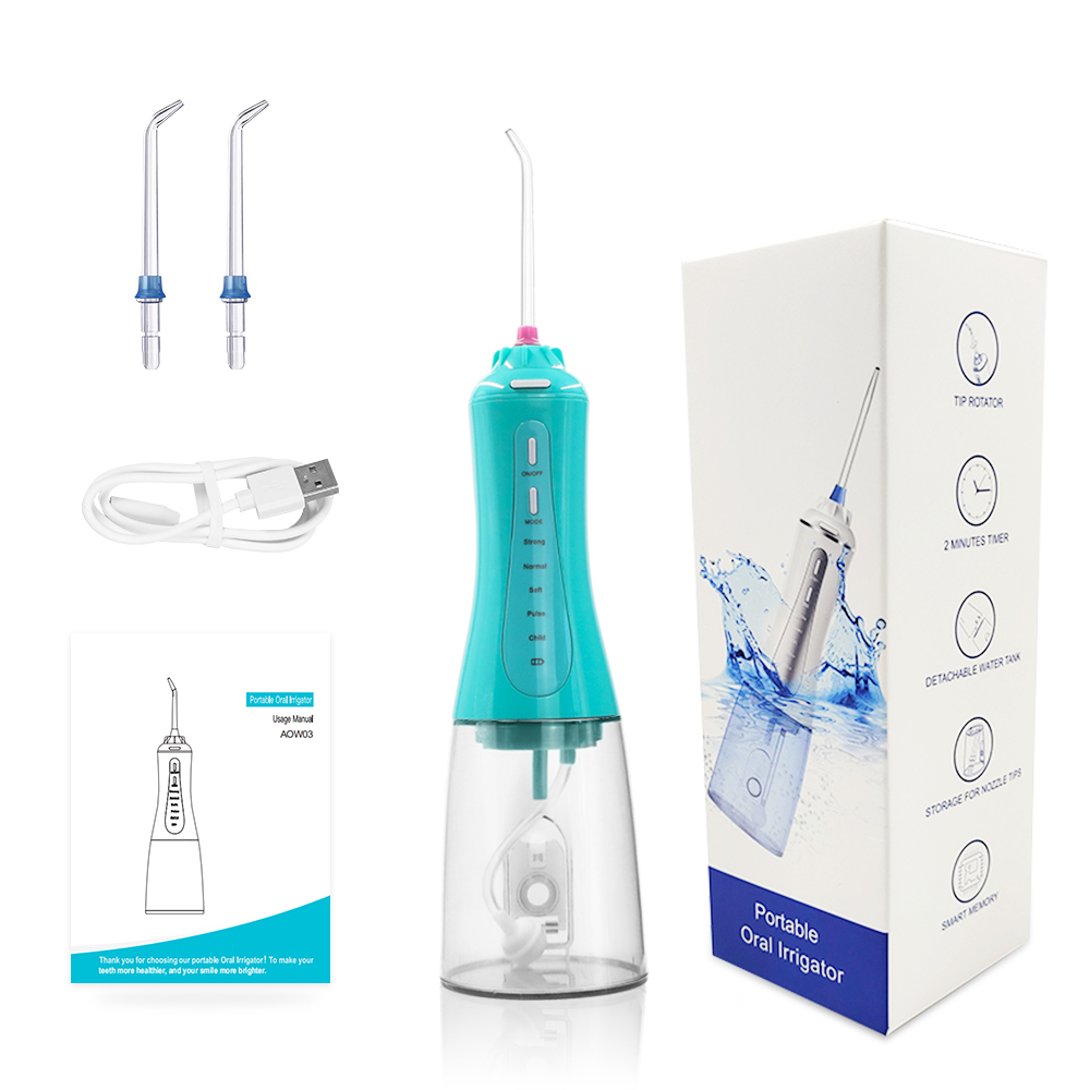 5 Working Modes Portable Oral Water Jet Flosser Electronic Oral Irrigator USB Rechargeable Water Floss