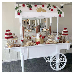 Équipement de location de fête chariot à desserts Trailersnack chariot à desserts avec roues - Product Image 4