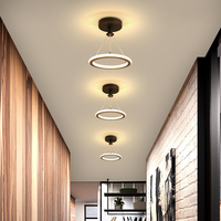 Lustre d'intérieur créatif nordique, luminaire suspendu LED moderne en métal rétractable, décoration de salon, chambre à coucher, couloir, lampe suspendue simple