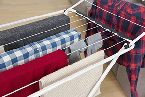 Brand New Extendable Foldable Metal Clothes <b>Laundry</b> Hanger Drying Rack for Bathroom Use - Product Image 4