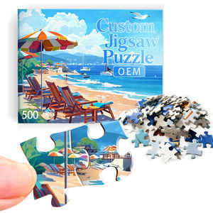 <span class=keywords><strong>Puzzle</strong></span> personalizzato OEM con fsc certificato dal produttore di carta bianca arte <span class=keywords><strong>Puzzle</strong></span> personalizzato dal tuo Design - Product Image 5