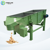 Machine de criblage et de tamisage de coques de riz haute précision avec moteur pour la pulvérisation des coques de riz 0,125 kW