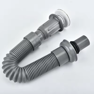 Tuyau de vidange flexible en plastique durable et moderne, anti-odeur, pour salle de bain, hôtel, évacuation des eaux usées - Product Image 2