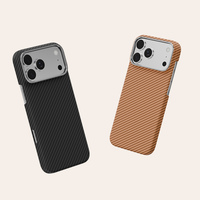 Étui de téléphone magnétique en fibre de carbone de haute qualité, antichoc, pour iPhone 17 Air 17 Pro