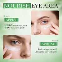 Crème Contour des Yeux Raffermissante Marque Blanche Hydratante Éclaircissante Anti-Âge Soin des Yeux pour Cernes et Poches