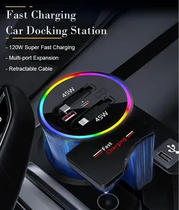 Estación de carga Vtear para coche, adaptador de carga multidispositivo, accesorios de decoración interior para automóvil, para BMW <span class=keywords><strong>X4</strong></span> G02 <span class=keywords><strong>X4</strong></span> <span class=keywords><strong>M</strong></span> F98 2018-2024 - Product Image 3