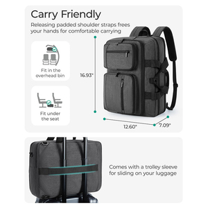 Sac pour <span class=keywords><strong>ordinateur</strong></span> portable <span class=keywords><strong>3</strong></span> en 1 pour homme, <span class=keywords><strong>17</strong></span>,<span class=keywords><strong>3</strong></span> <span class=keywords><strong>pouces</strong></span>, <span class=keywords><strong>sacoche</strong></span> pour <span class=keywords><strong>ordinateur</strong></span>, sac à bandoulière imperméable, sac à dos de voyage d'affaires - Product Image 1
