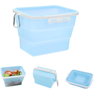 Wholesale Reusable Foldable Collapsible BPA Free 1-1.5L Eco-Friendly Silicone Food Storage Bags-Meat Snack Fresh-Keeping - Product Image 1