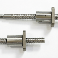 Vis à billes anti-rouille en oxyde noir SFK1004 C7 de précision miniature à double coupe latérale, haute vitesse, haute précision pour machines-outils