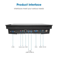 Ordinateur tout-en-un industriel Yingtouch 15,6 pouces avec écran tactile capacitif, terminal de contrôle industriel embarqué