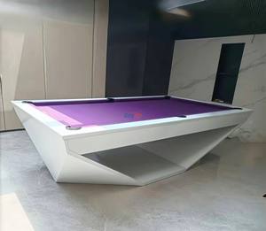 Table de billard de luxe sur mesure en ardoise 7ft 8ft 9ft, design moderne, table de billard américain avec plateau de salle à manger et <span class=keywords><strong>banc</strong></span> - Product Image 5