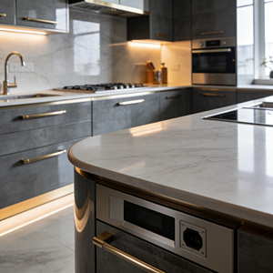 Gabinetes de Cocina Modernos y Compactos con <span class=keywords><strong>Microondas</strong></span> y Lavavajillas Integrados - Product Image 6