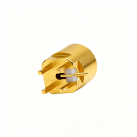 Connecteur PCB SMP-JHD8C à faible VSWR et haute fiabilité, contact plaqué or pour instruments RF 5G et équipements IoT