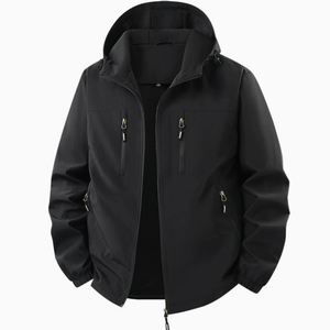 El nuevo abrigo de primavera y otoño para hombre, una chaqueta de trabajo con múltiples bolsillos para personas de mediana edad y jóvenes, es informal y holgado. - Product Image 4